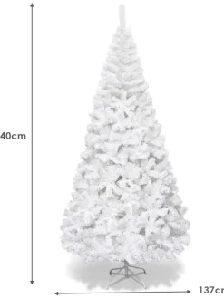 Künstlicher Weihnachtsbaum in Weiß