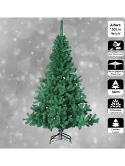 Künstlicher Weihnachtsbaum in Grün - (H)150 cm