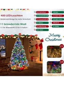 Künstlicher Weihnachtsbaum LED in Grün