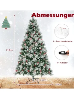 Künstlicher Weihnachtsbaum LED in Grün