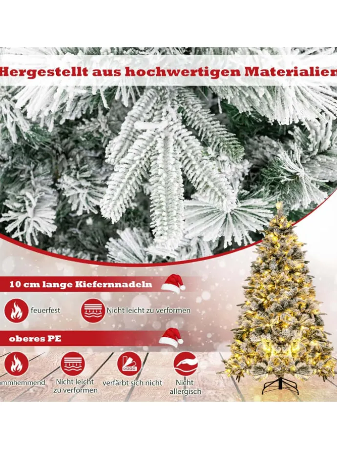 Künstlicher Weihnachtsbaum LED in Grün