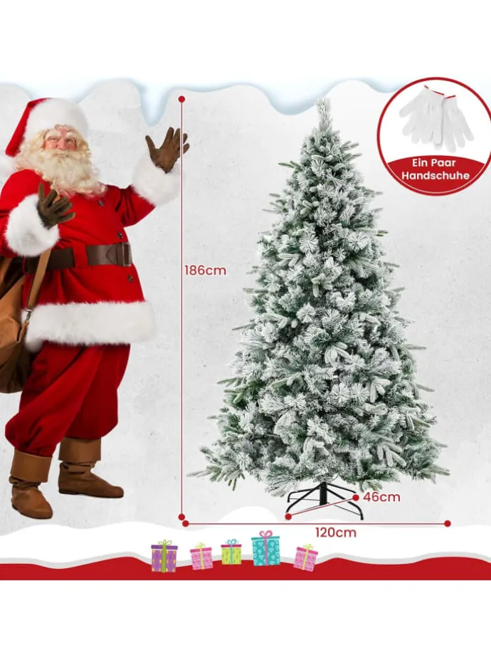 Künstlicher Weihnachtsbaum LED in Grün