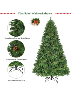 Künstlicher Weihnachtsbaum LED in Grün