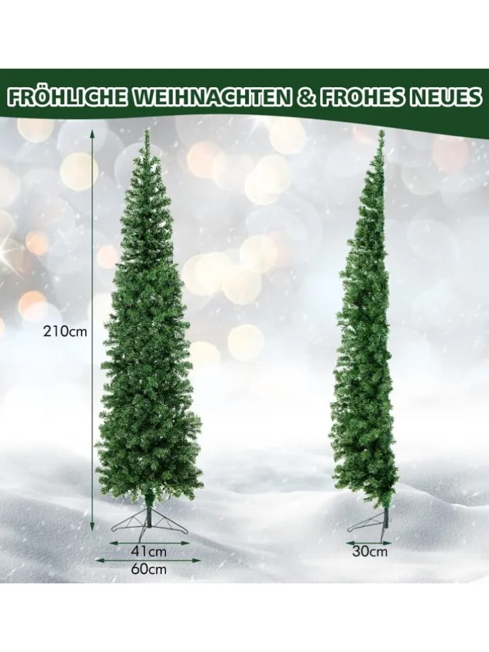 Künstlicher Weihnachtsbaum LED in Grün