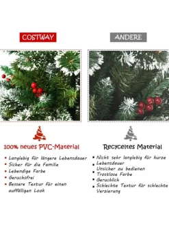 Künstlicher Weihnachtsbaum in Grün