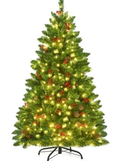 Künstlicher Weihnachtsbaum LED in Grün