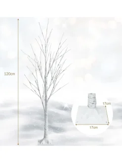 Künstlicher Weihnachtsbaum LED in Weiß