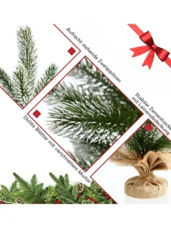 Künstlicher Weihnachtsbaum in Grün