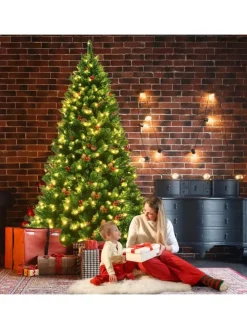 Künstlicher Weihnachtsbaum LED in Grün