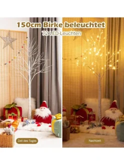 Künstlicher Weihnachtsbaum LED in Weiß