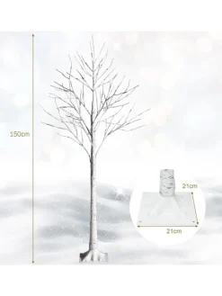 Künstlicher Weihnachtsbaum LED in Weiß