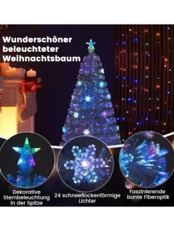 Künstlicher Weihnachtsbaum LED in Weiß