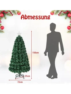 Künstlicher Weihnachtsbaum LED in Grün