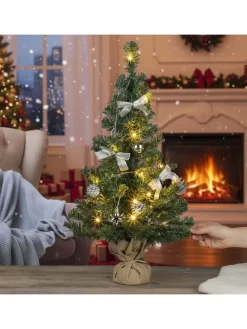 Künstlicher Weihnachtsbaum in Grün - (H)75 cm