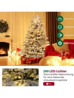 Künstlicher Weihnachtsbaum LED in Grün