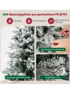 Künstlicher Weihnachtsbaum LED in Grün