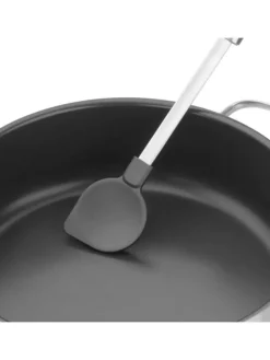 Kochlöffel "Classic Line" in Anthrazit/ Silber - (L)34 cm