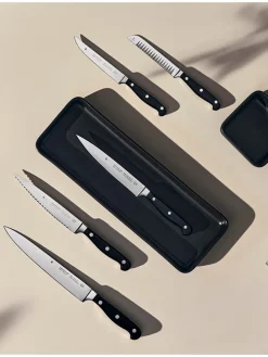 Kochmesser ''Spitzenklas'' in Schwarz - (L)34 cm