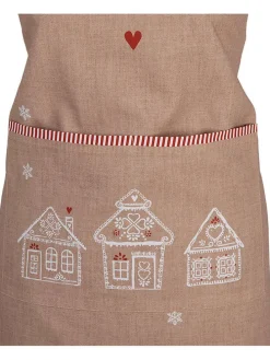 Kochschürze in Beige - (L)85 x (B)70 cm