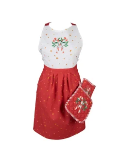 Kochschürze in Rot - (L)85 x (B)70 cm