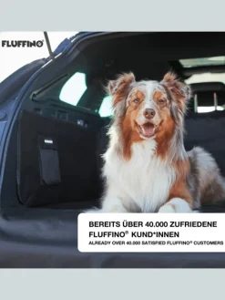 Kofferraumschutz für Hund inkl. Seiten- & Ladekantenschutz dunkelgrau