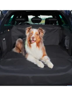Kofferraumschutz für Hund inkl. Seiten- & Ladekantenschutz dunkelgrau
