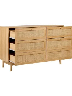 Kommode NIVO in Braun - (W) 120 x (H) 76 x (L) 42 cm