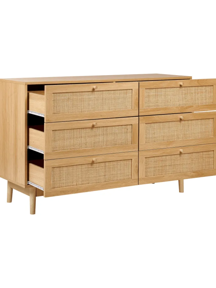 Kommode NIVO in Braun - (W) 120 x (H) 76 x (L) 42 cm