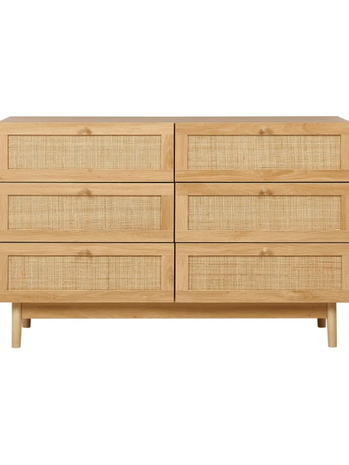 Kommode NIVO in Braun - (W) 120 x (H) 76 x (L) 42 cm