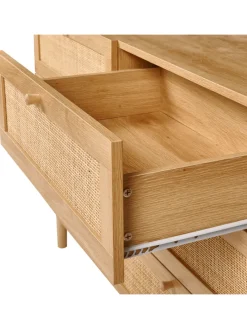 Kommode NIVO in Braun - (W) 120 x (H) 76 x (L) 42 cm