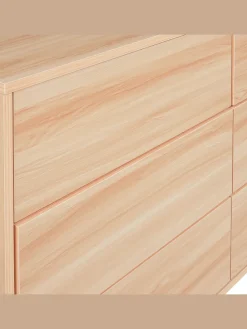 Kommode SHARPE in Braun - (W) 120 x (H) 74 x (L) 40 cm