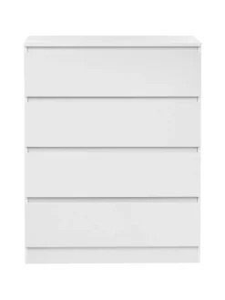Kommode WINNIPEG in Weiß - (W) 80 x (H) 100 x (L) 40 cm