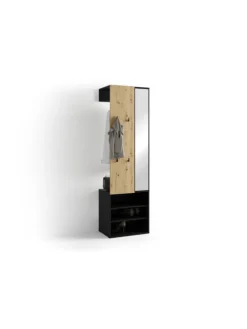 Kompaktgarderobe ANDORRA in Artisan Eiche (Eiche-Optik) B 55, H 187,5, T 40,5 cm