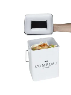 Kompostbehälter in Weiß - 5 l