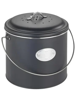 Komposteimer "Nero" in Schwarz - 6 l