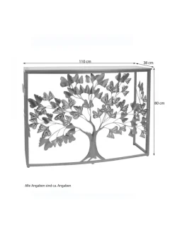 Konsolentisch Claus in goldfarben