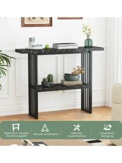 Konsolentisch in Schwarz