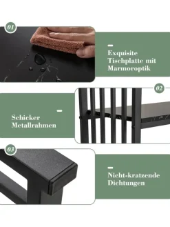 Konsolentisch in Schwarz