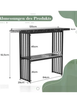 Konsolentisch in Schwarz