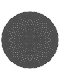 Kopfbrause "Capri" in Chrom/ Anthrazit