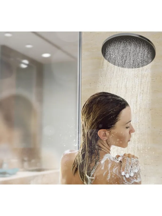 Kopfbrause "Capri" in Chrom/ Anthrazit