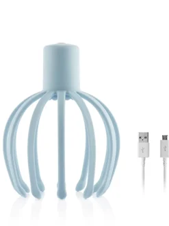 Kopfmassagegerät in Hellblau
