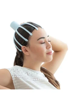 Kopfmassagegerät in Hellblau