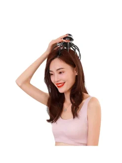 Kopfmassagegerät in Schwarz