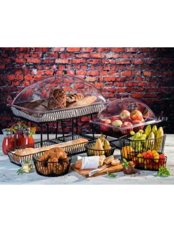 Korb "Urban" in Schwarz - (H)7 x Ø 17 cm