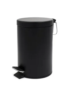 Kosmetikeimer, Abfalleimer Ed 3 Liter schwarz matt