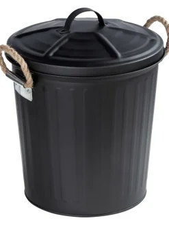 Kosmetikeimer "Gara" in Schwarz - 6 l