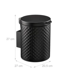 Kosmetikeimer in Schwarz - 5 Liter