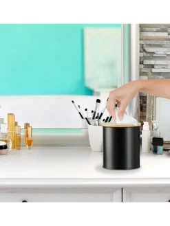 Kosmetikeimer in Schwarz - 2 l