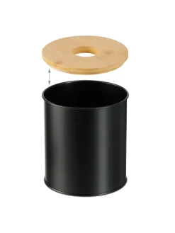 Kosmetikeimer in Schwarz - 2 l